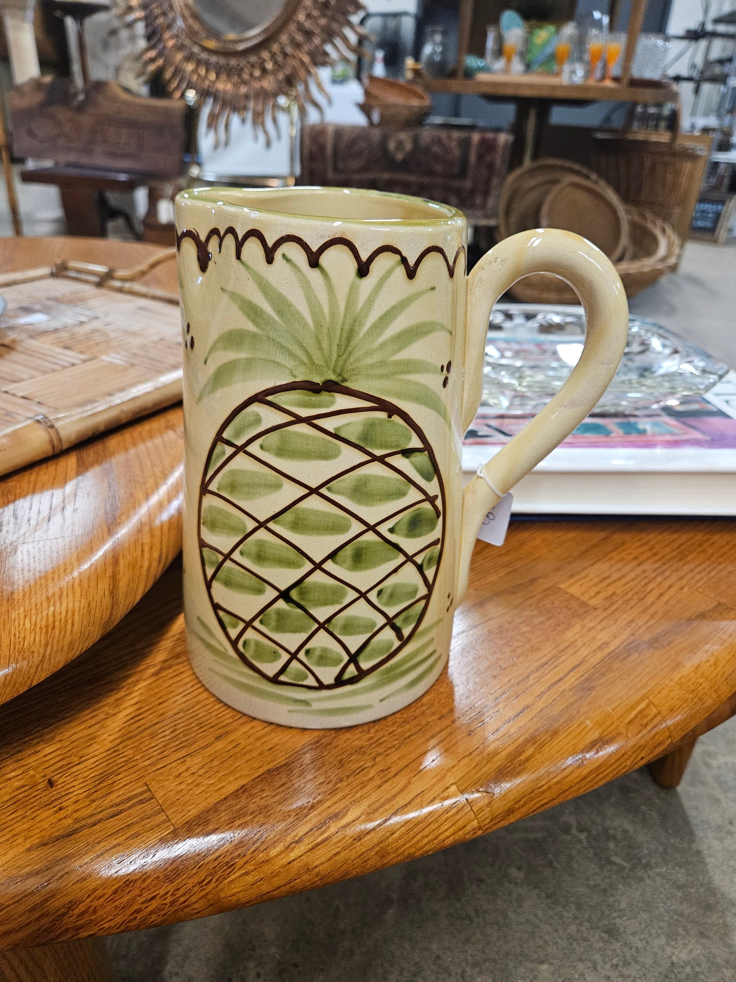 Italian Glazed Pitcher
