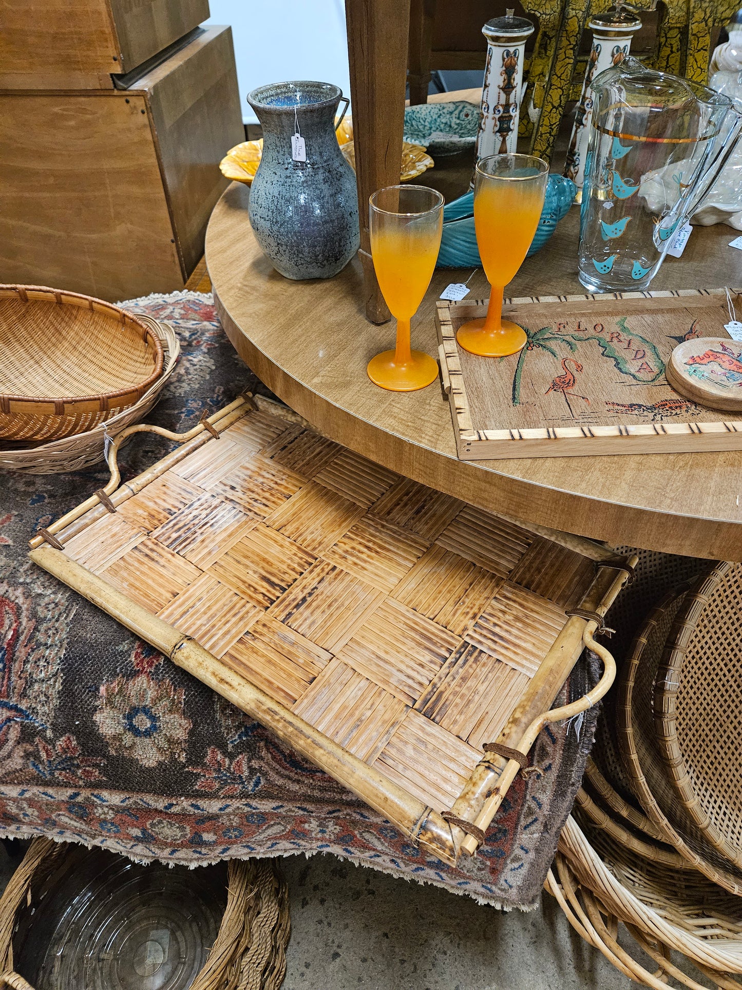 Rattan Serving Tray