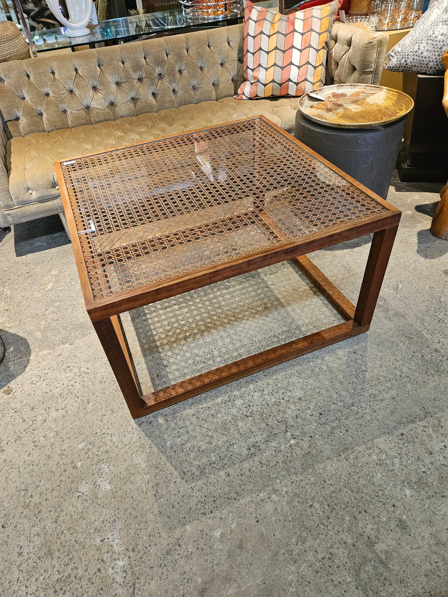 Cane Coffee Table