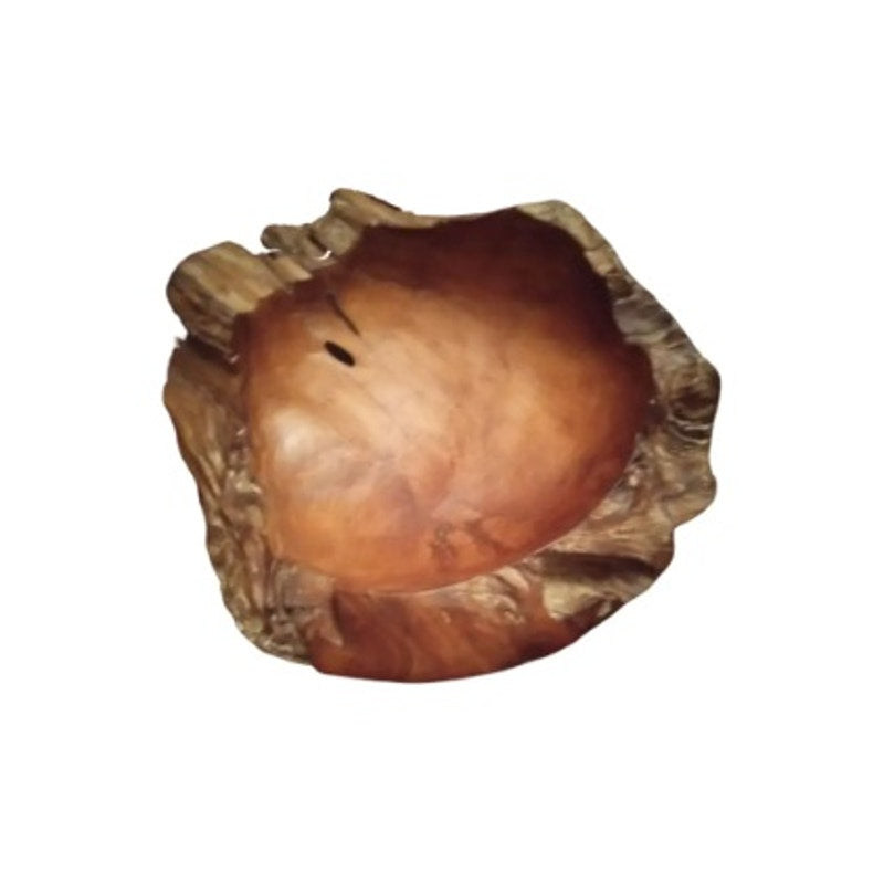 1980s Wooden Bowl Sculpture