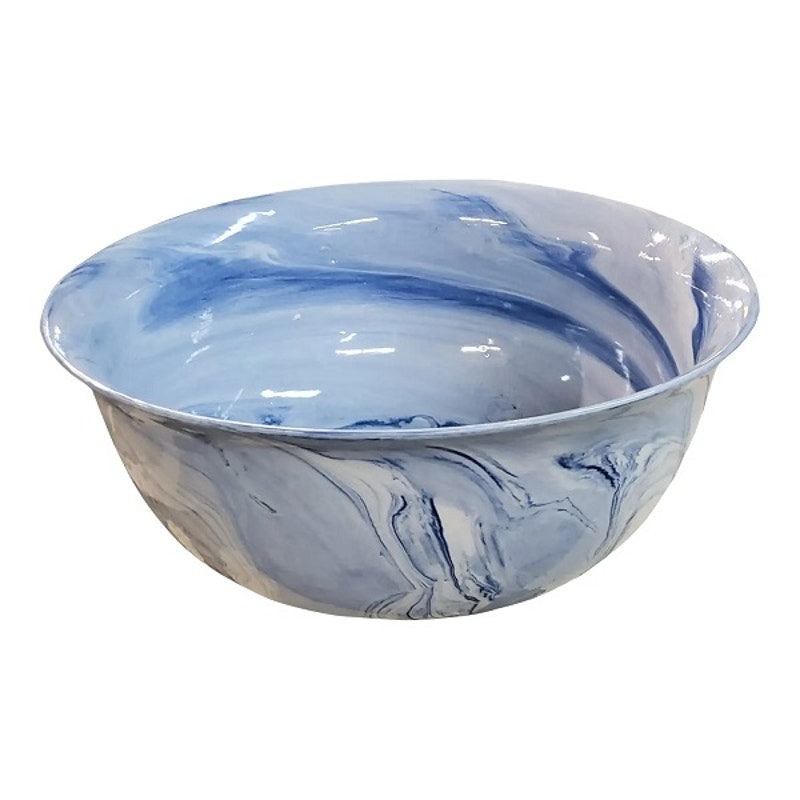 Blue Marble Swirl Bowl 13.5"