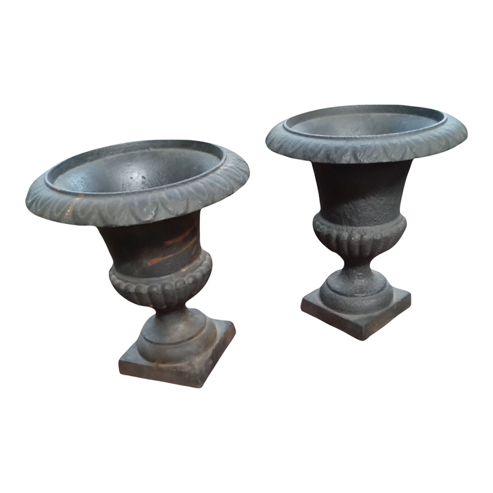 Pair of 19th Century Remaudiere Paris Urns