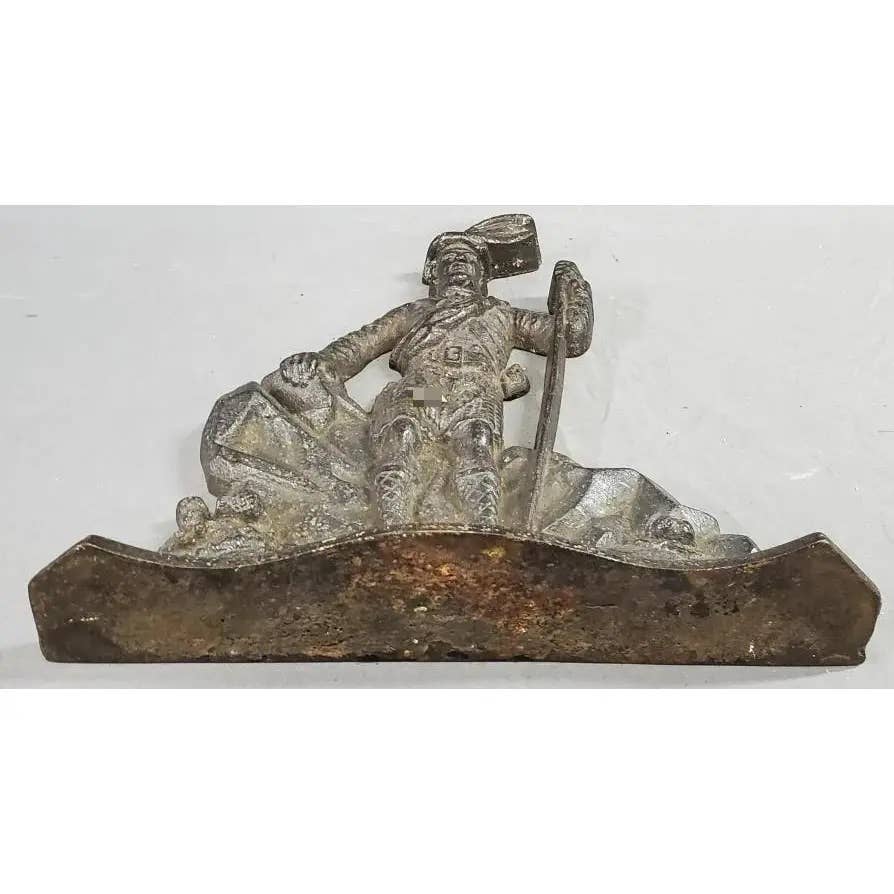 19th Century Cast Iron Doorstop 'The Scottish Highlander'