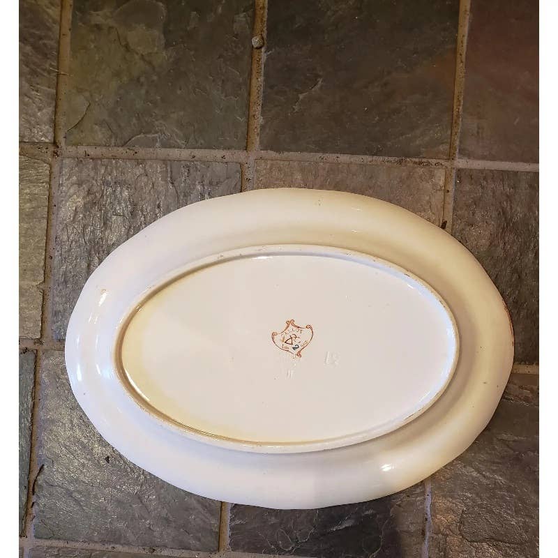 1920s Longchamp Platter in the Callot Model