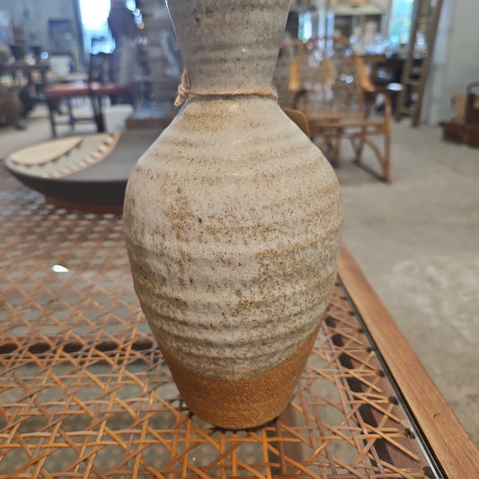 1970 Glazed Swoop Terracotta Vase