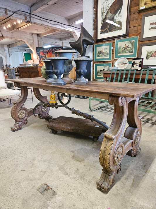 Italian Trestle Table