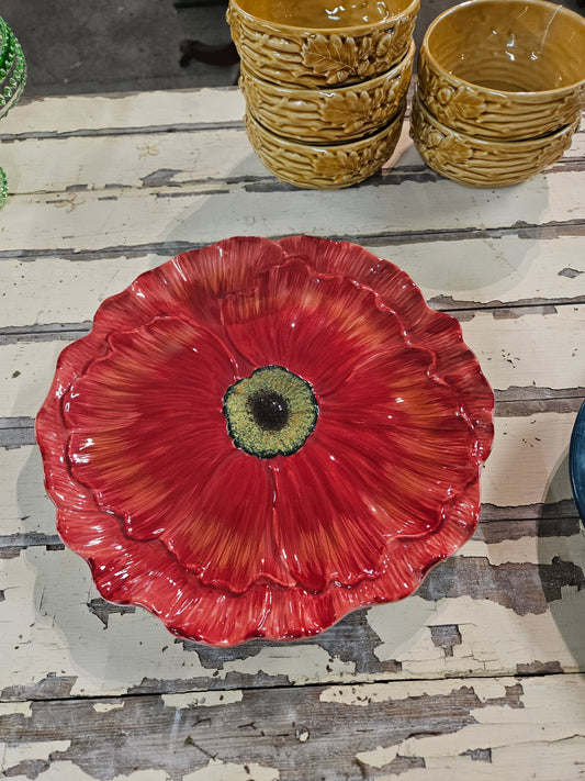 12 Inch Poppy Plate for Cookies