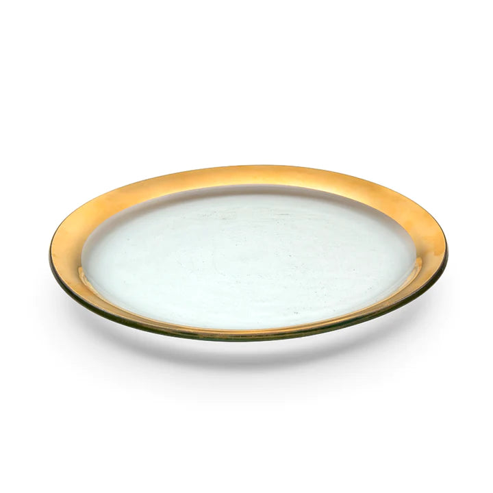 ROMAN ANTIQUE DINNER PLATE by Annieglass