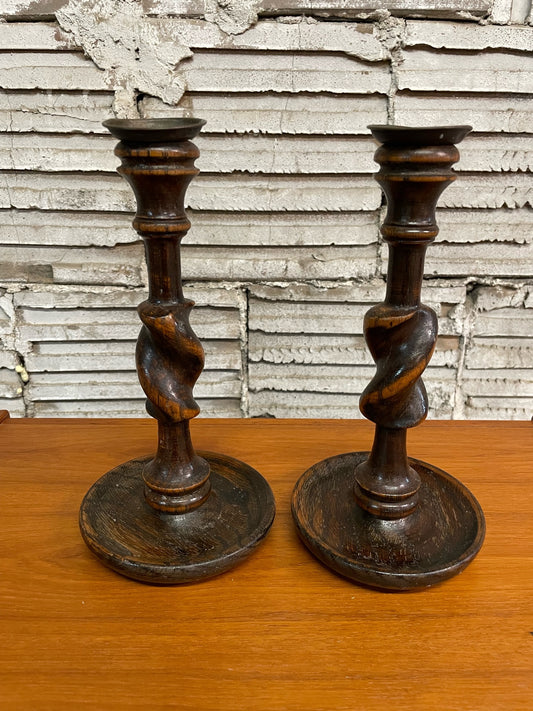 Barley Twist Candlesticks