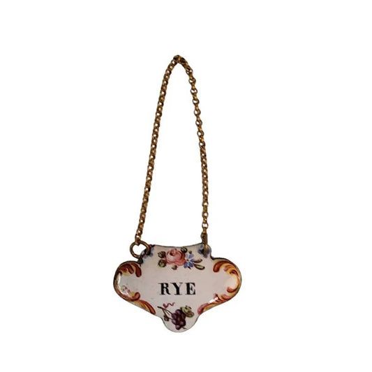 Limoges Decanter Tag | Rye