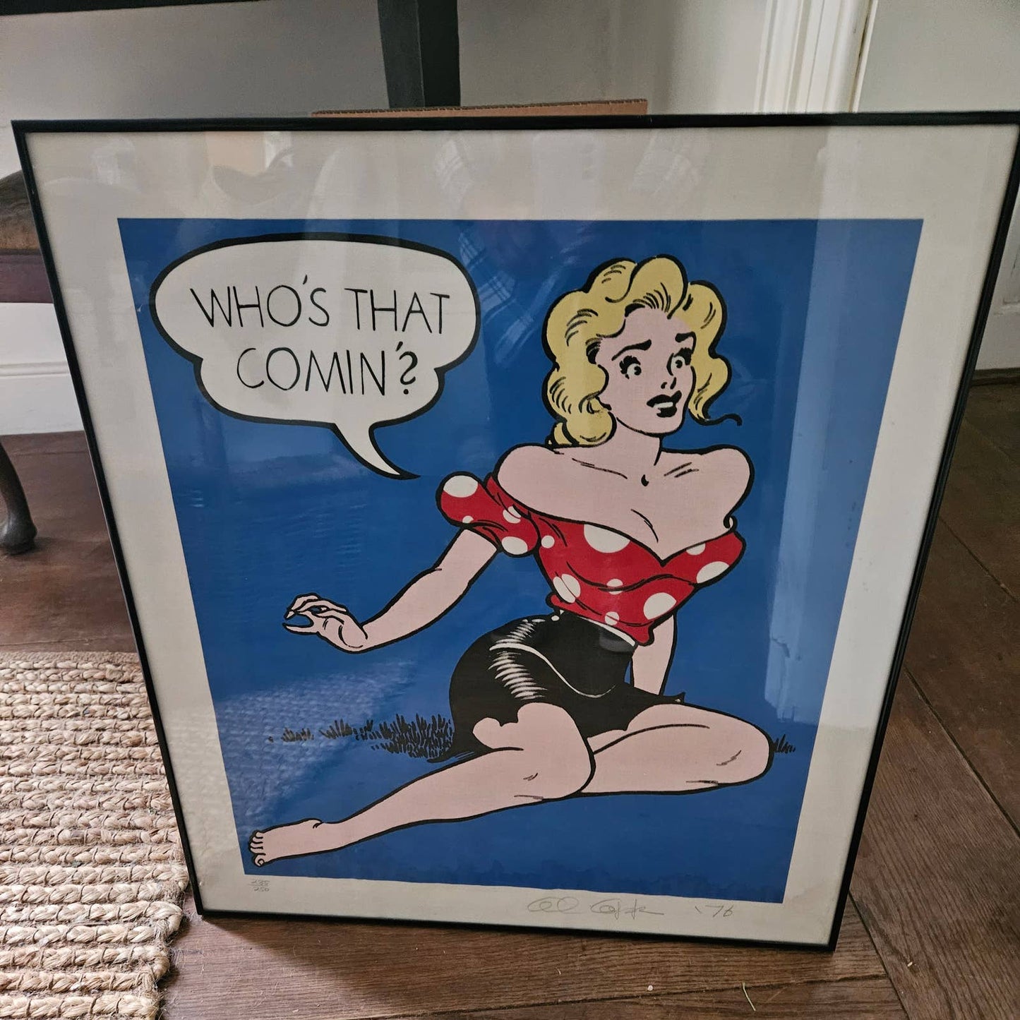 "Who's That Comin'?" Print by Al Capp