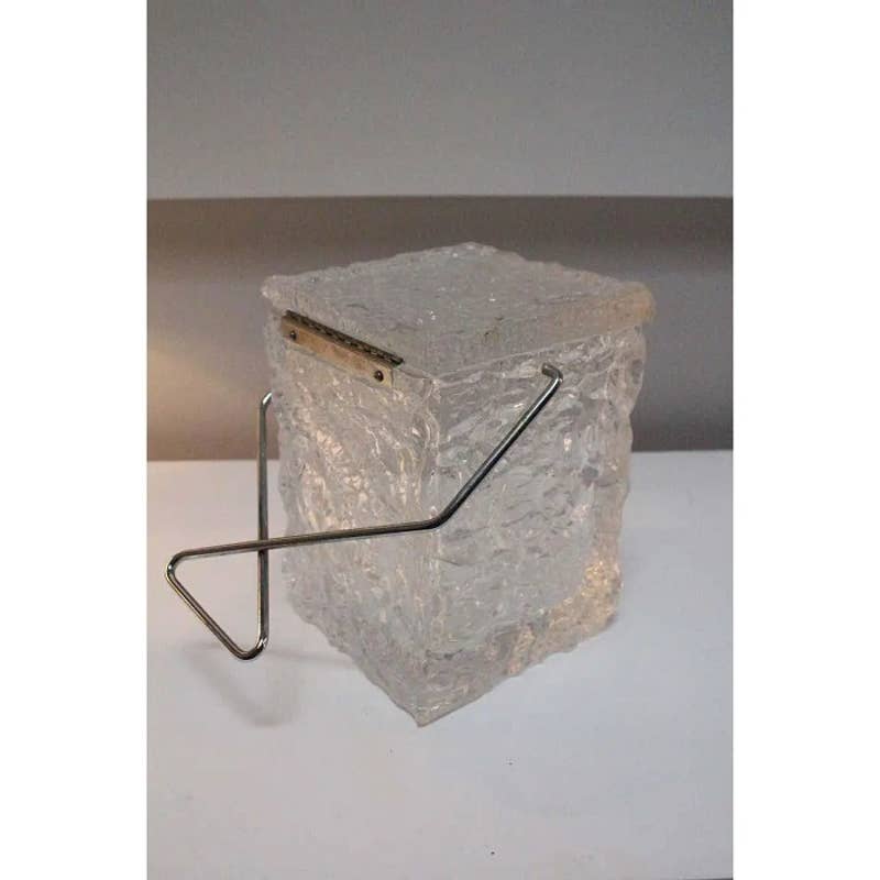 1960s Lucite Ice Bucket by Wilardy