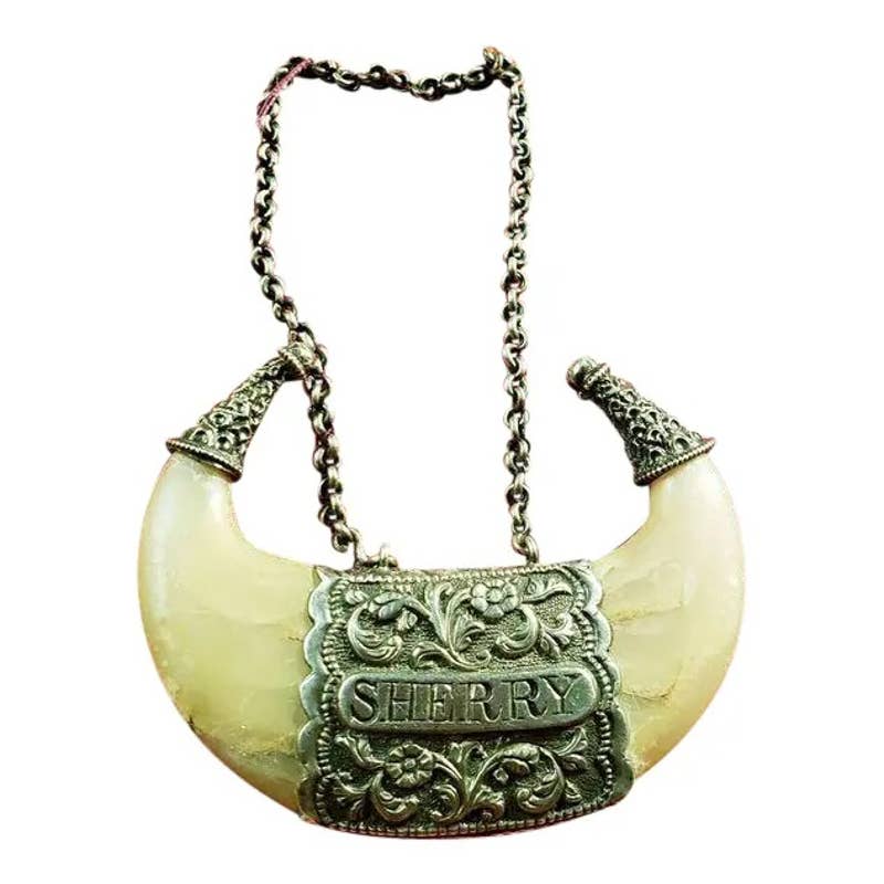 1840 Campaign "Sherry" Decanter Tag