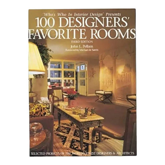 1980s 100 Designers' Favorite Rooms Book