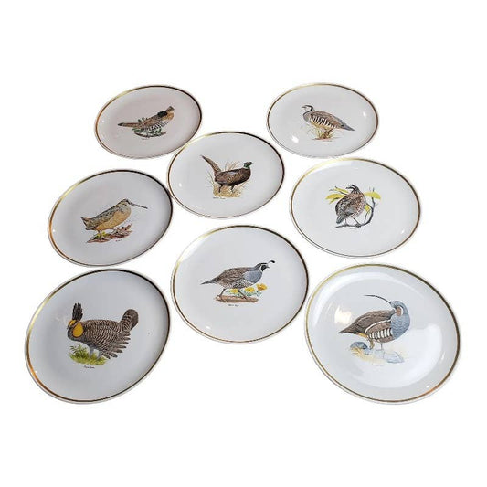 1960s Centura Game Bird Plates - Set of 8