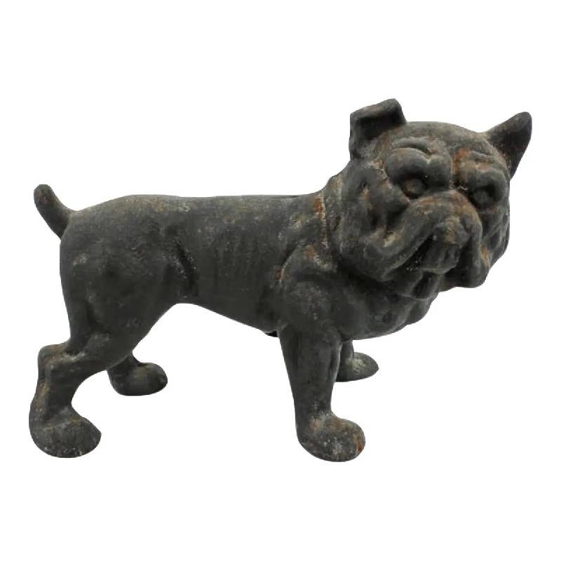 Vintage Cast Iron Bulldog Doorstop