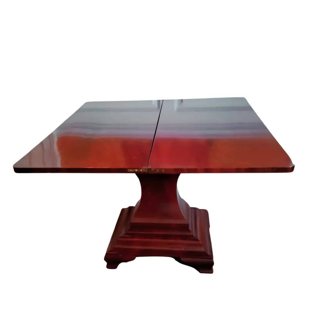 19th Century Vintage American Empire Game Table in the Grecian Style