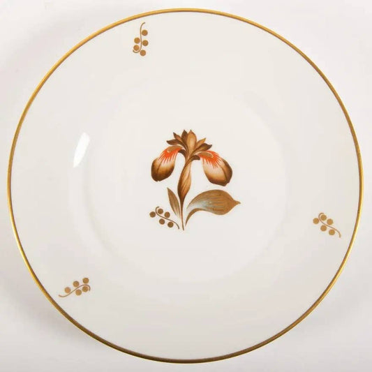 1950s Royal Copenhagen Brown Iris Service Set for Twelve - 85 Pieces
